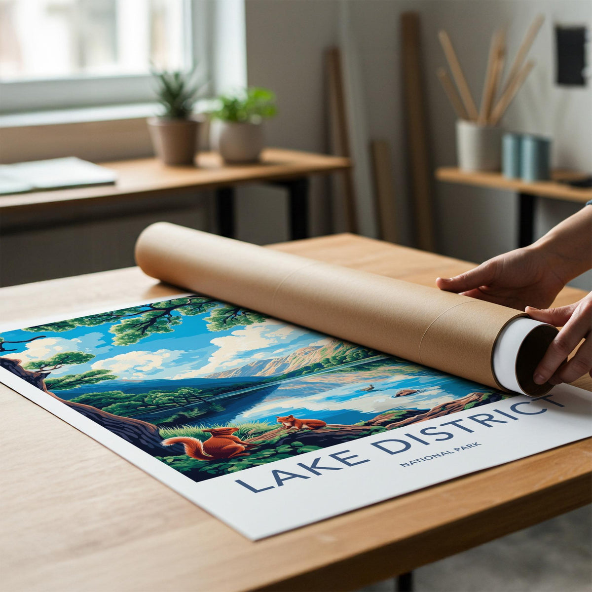 Lake District Poster - British Landscape Print