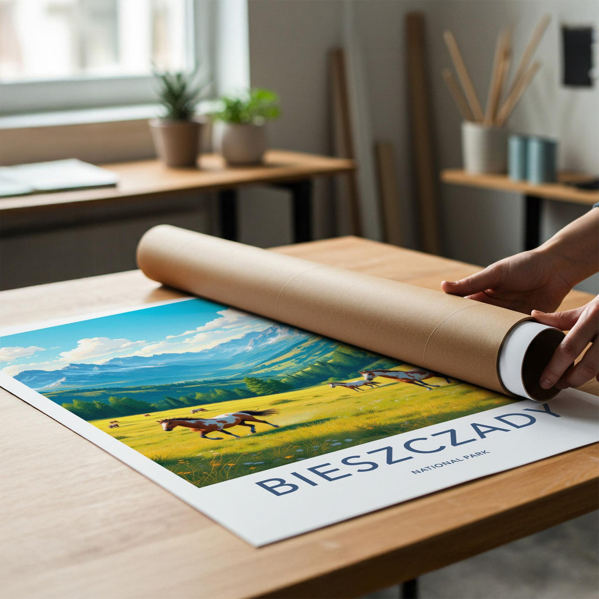 Bieszczady National Park Poster - Majestic Mountain Art & Scenic