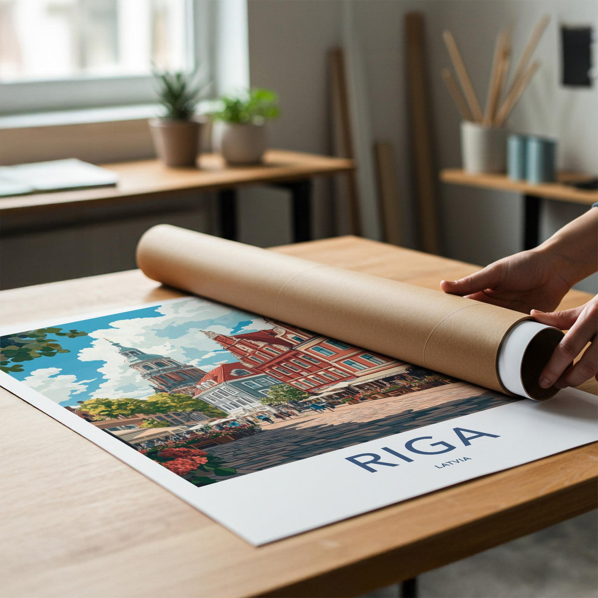 Riga Poster - Latvia Wall Art