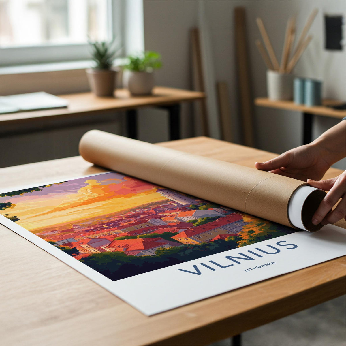 Vilnius Poster - Lithuania Wall Art