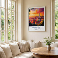 Vilnius Poster - Lithuania Wall Art