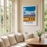 Chobe National Park Poster - African Safari Art