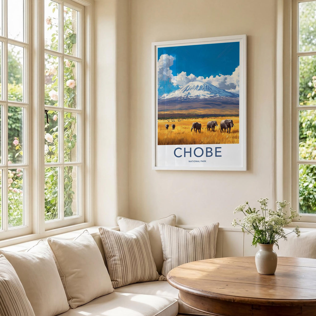 Chobe National Park Poster - African Safari Art