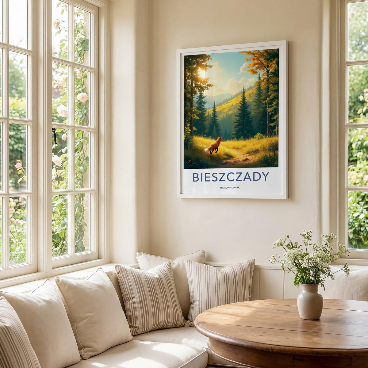 Bieszczady National Park Poster - Scenic Mountain Print & Nature Wall