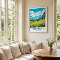 Tatranský National Park Poster - Scenic Mountain Wall Decor