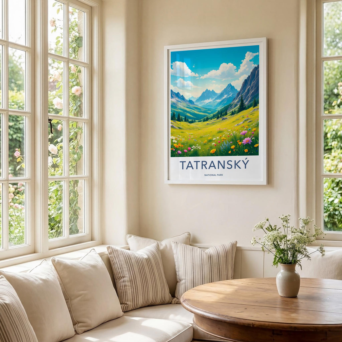 Tatranský National Park Poster - Scenic Mountain Wall Decor