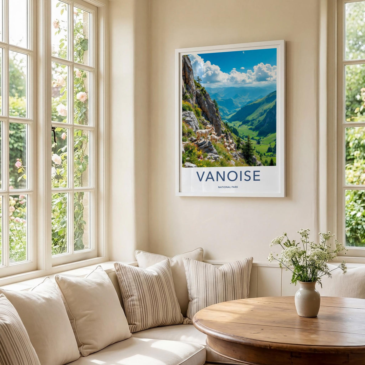 Vanoise National Park Poster - French Alps Mountain Scenery Wall Art