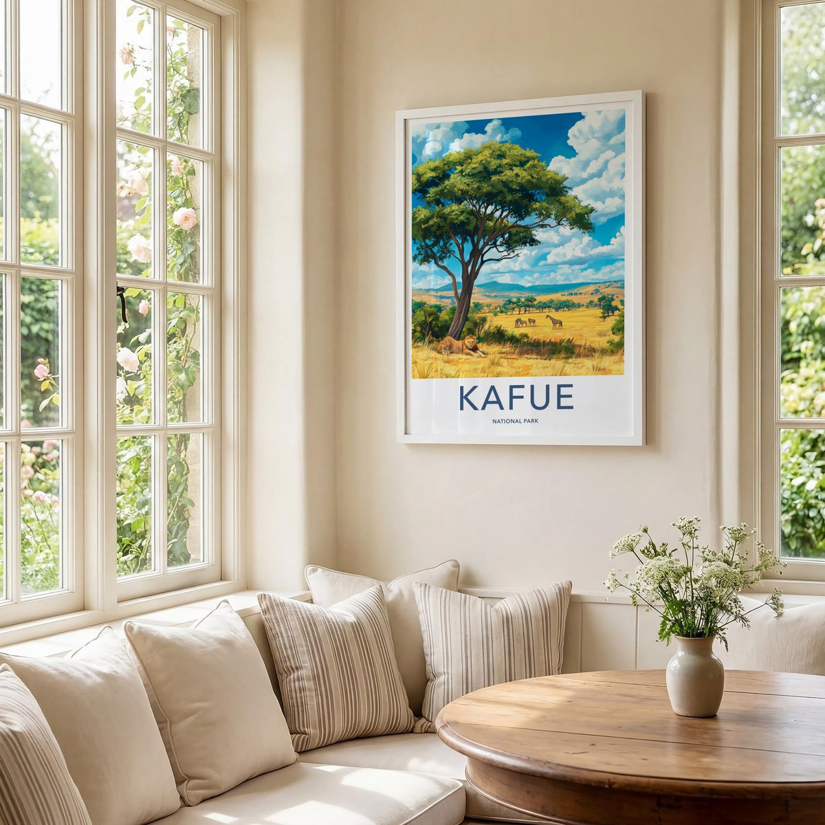 Kafue National Park Poster - African Safari Art