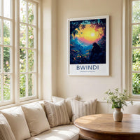 Bwindi National Park Poster - African Wildlife Art