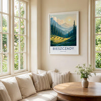 Bieszczady National Park Poster - Mountain Landscape Print & Polish