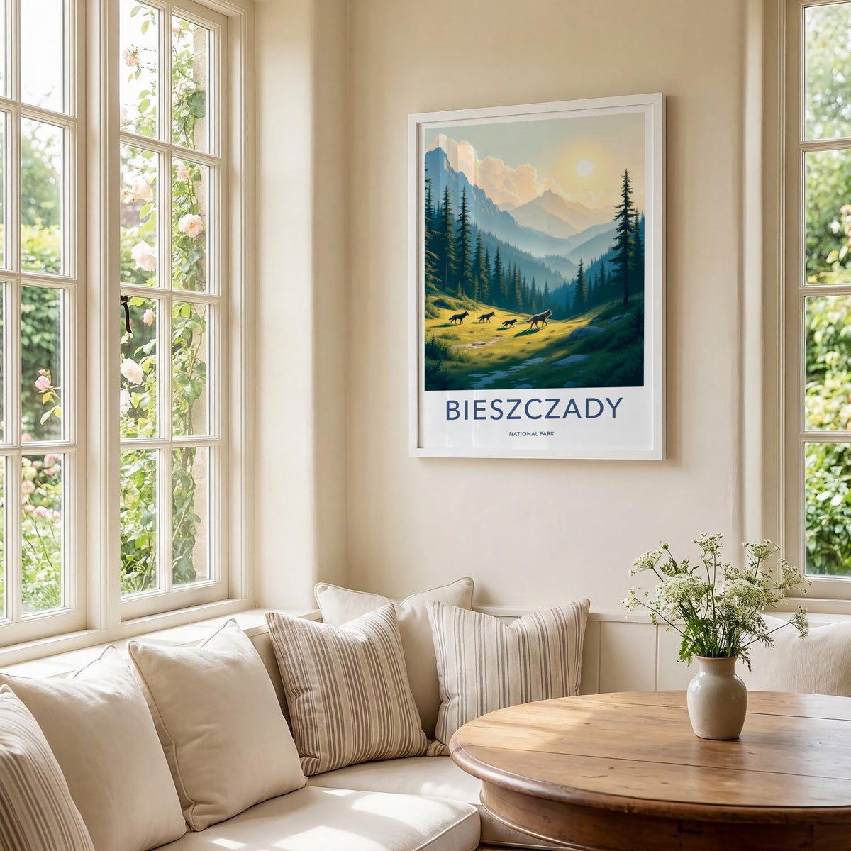 Bieszczady National Park Poster - Mountain Landscape Print & Polish