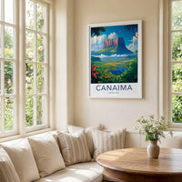 Canaima National Park Poster - Scenic Nature Wall Decor with Angel