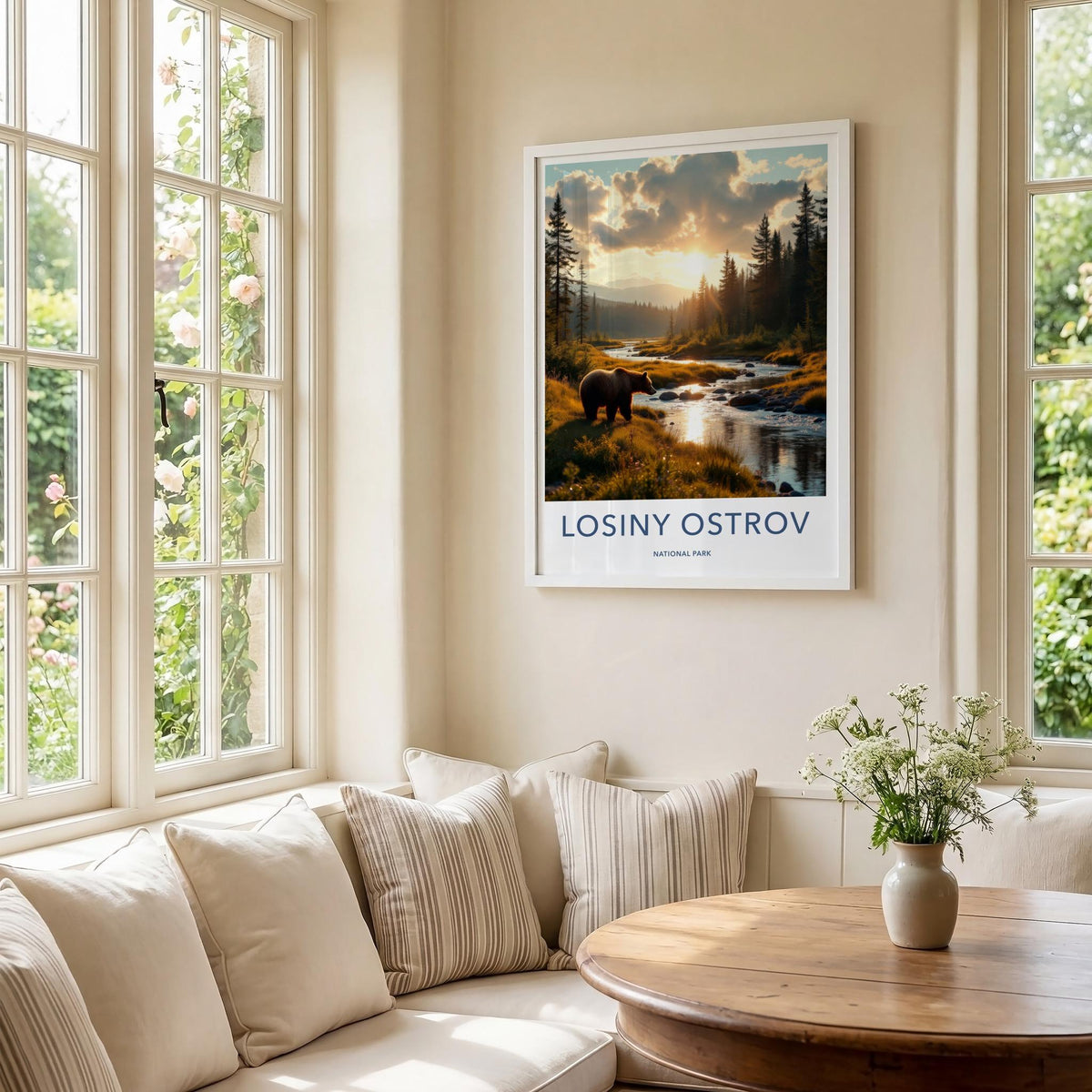 Losiny Ostrov Poster - Scenic Nature Print & Wildlife Wall Art