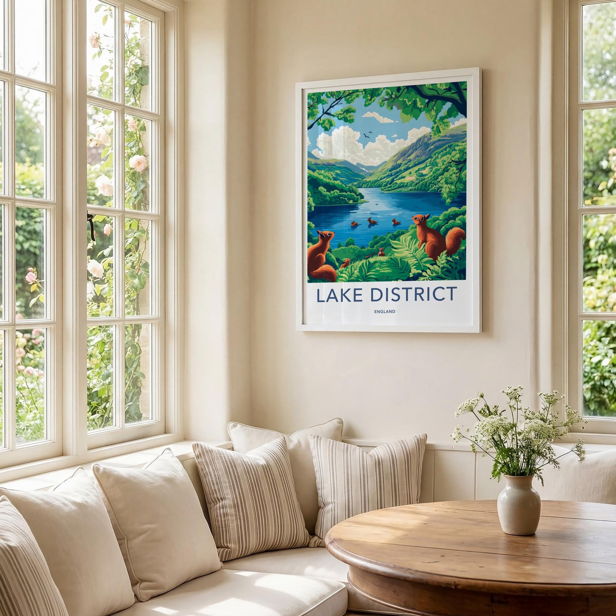 Lake District Poster - Vibrant England Wall Art
