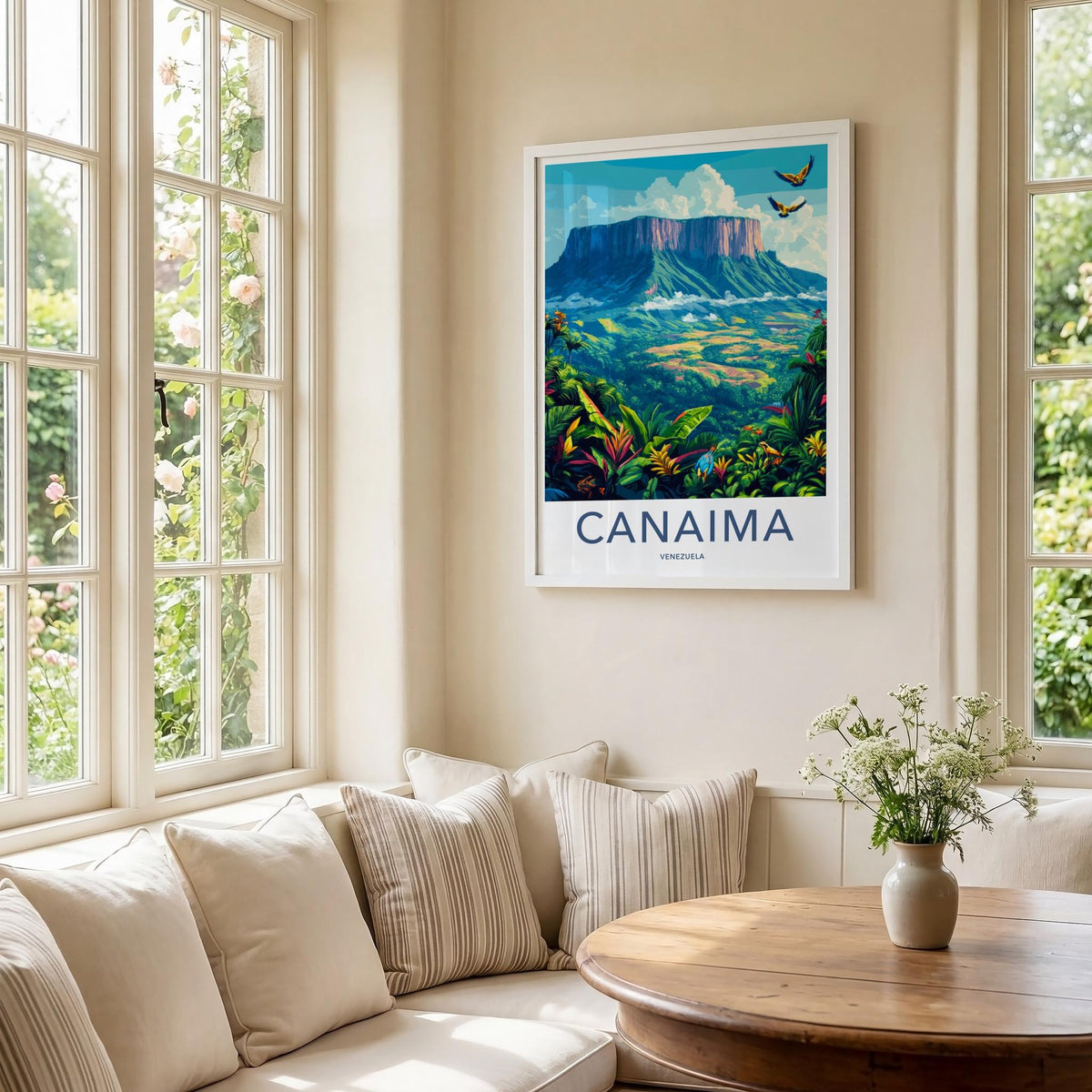 Canaima Poster - Venezuela Wall Art Featuring Tepuis Mountain