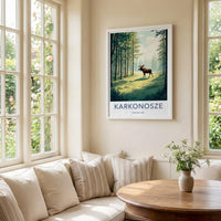 Karkonosze National Park Poster - Scenic Woodland Art & Poland Wall