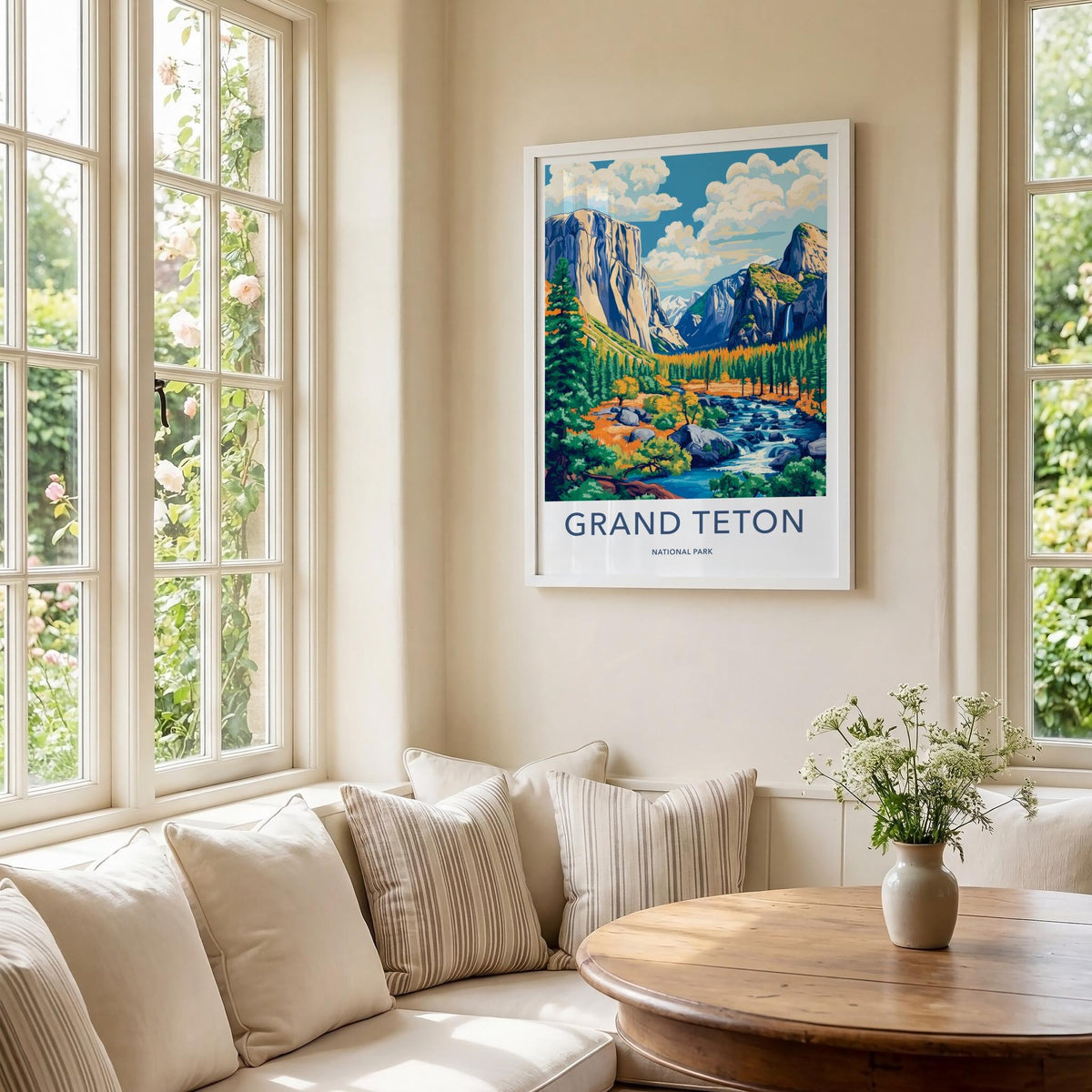Grand Teton Poster - National Park Art