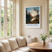 Bieszczady National Park Poster - Scenic River Artwork & Wildlife