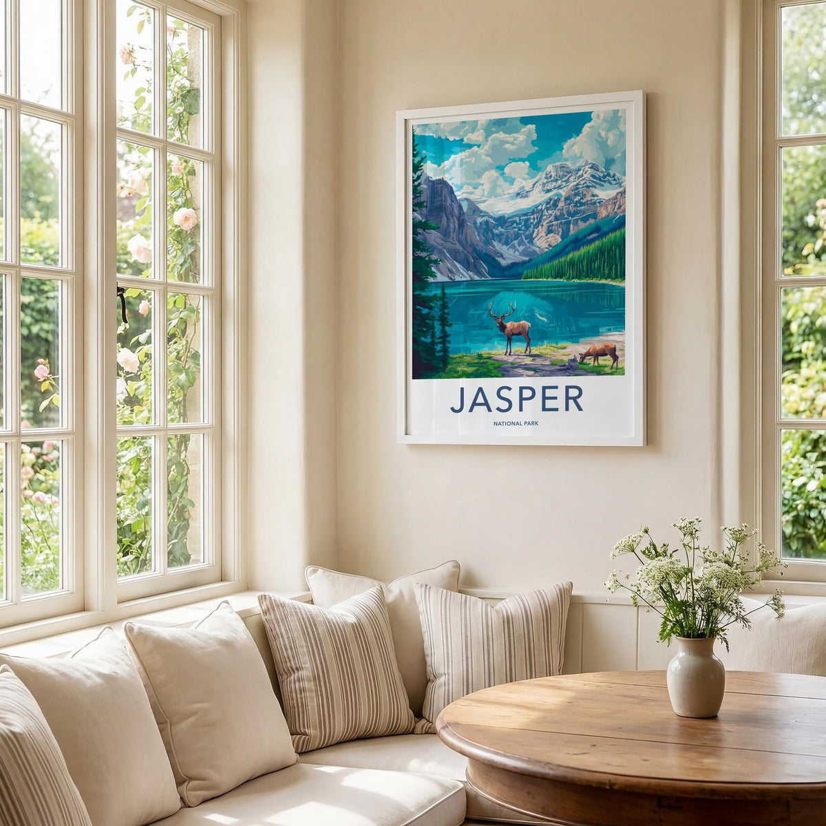 Jasper National Park Poster - Canadian Rockies Art
