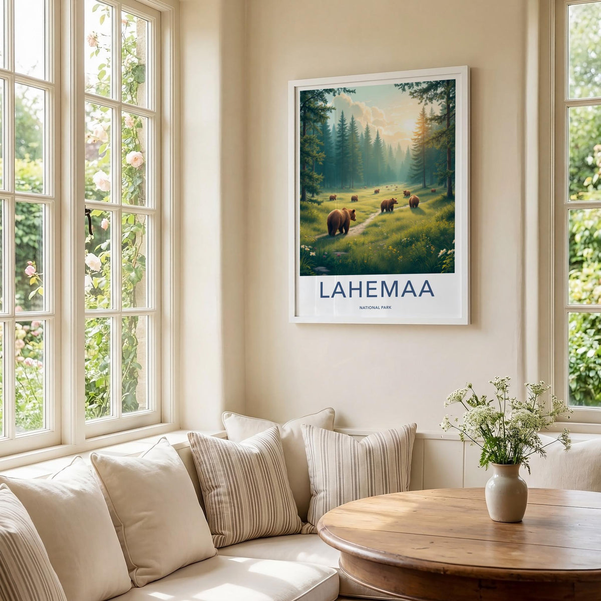 Lahemaa National Park Poster - Baltic Nature Artwork