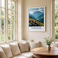 Vanoise National Park Poster - Scenic Mountain Landscape Art