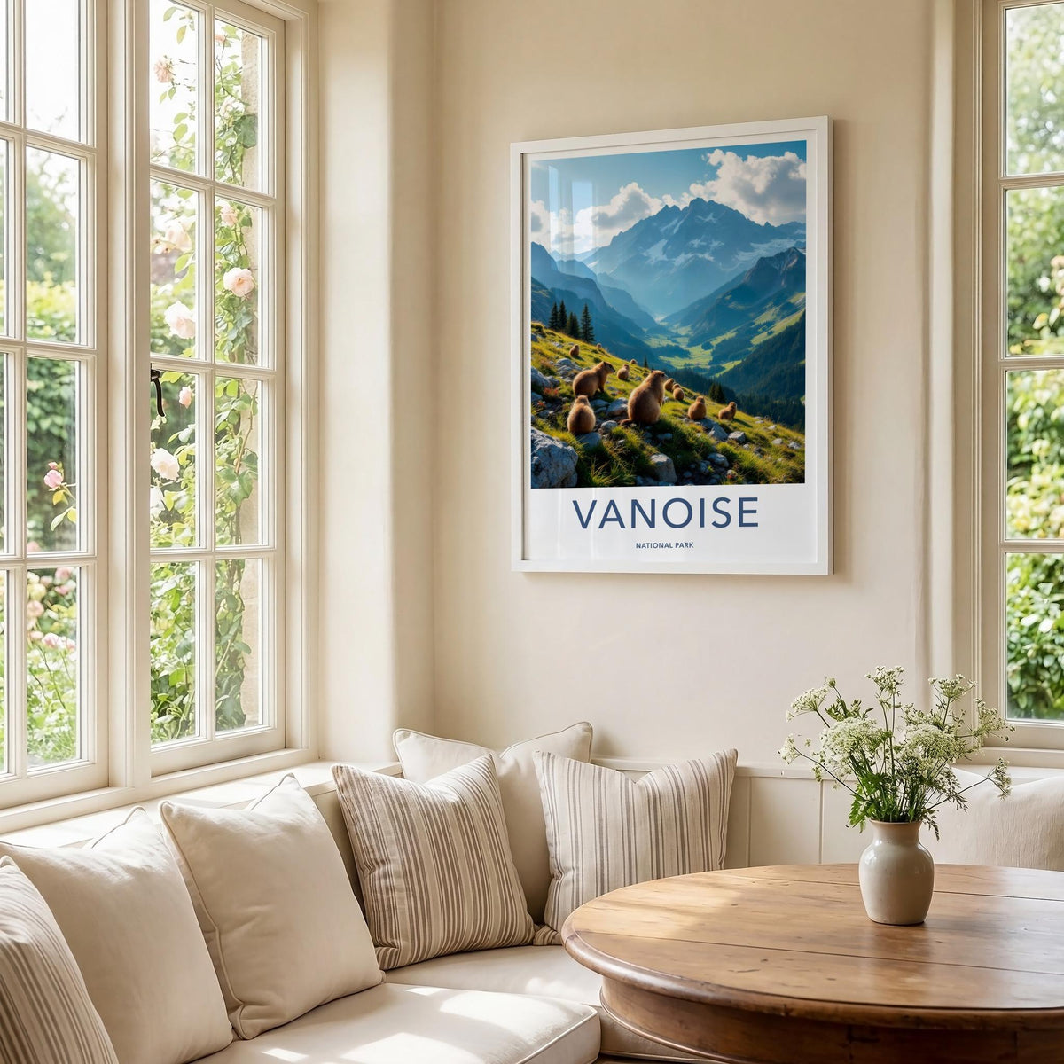 Vanoise National Park Poster - Scenic Mountain Landscape Art