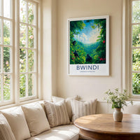 Bwindi National Park Poster - Uganda Wall Art