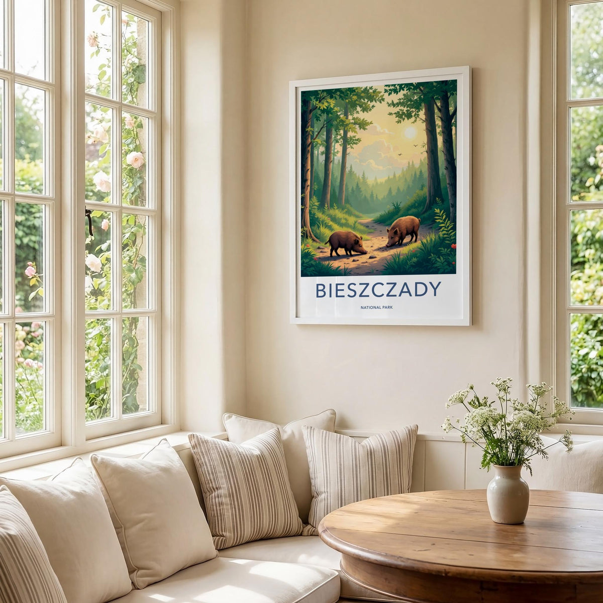 Bieszczady National Park Poster - Scenic Landscape Art & Wildlife