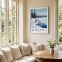 Lake Baikal Poster - Scenic Siberia Landscape Print
