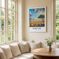 Kafue National Park Poster - Wildlife Wall Art Featuring Zebra