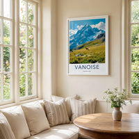 Vanoise National Park Poster - French Alps Wall Decor & Mountain