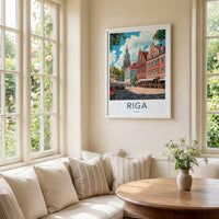 Riga Poster - Latvia Wall Art