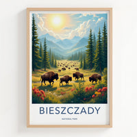 Bieszczady National Park Poster - Scenic Poland Landscape Print