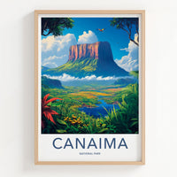 Canaima National Park Poster - Scenic Nature Wall Decor with Angel