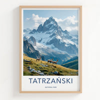 Tatra National Park Poster - Alpine Landscape Print & Wildlife Wall
