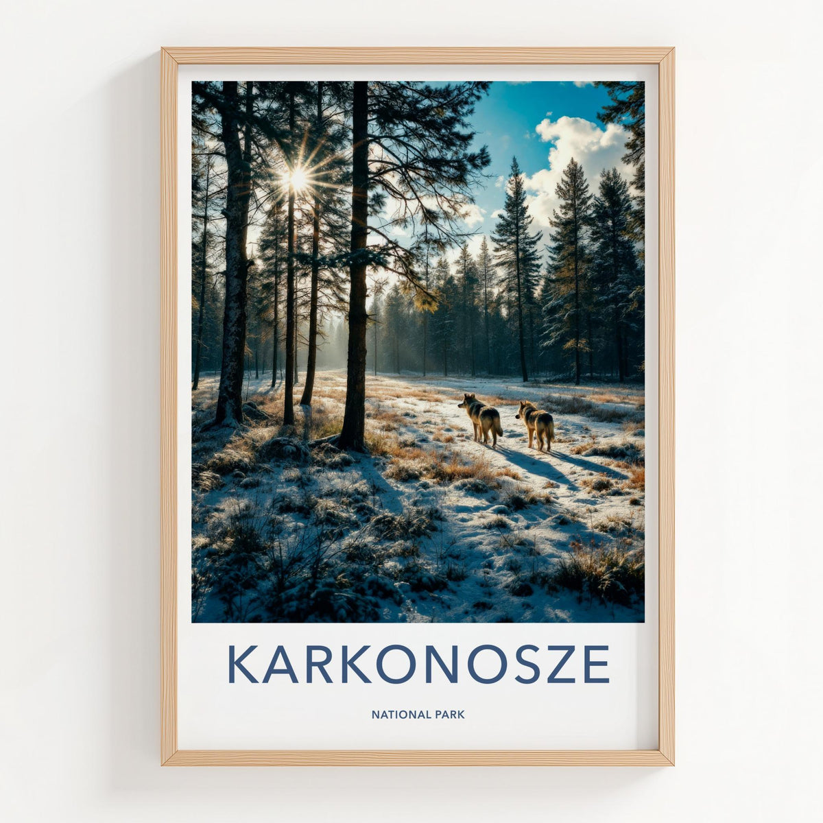 Karkonosze National Park Poster - Scenic Mountain View & Wildlife Art