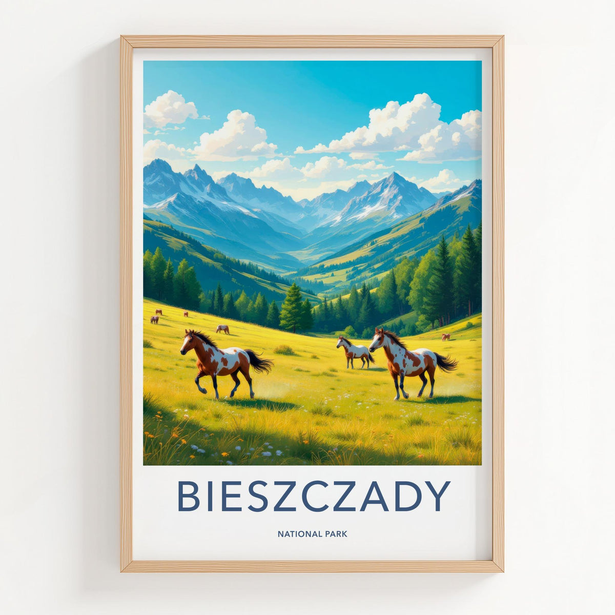 Bieszczady National Park Poster - Majestic Mountain Art & Scenic