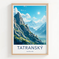 Tatra National Park Poster - Scenic Mountain Vista & Slovakia Wall