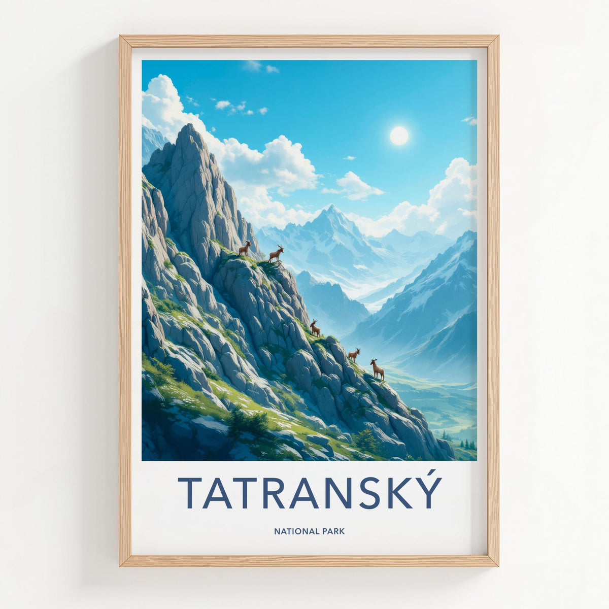 Tatra National Park Poster - Scenic Mountain Vista & Slovakia Wall