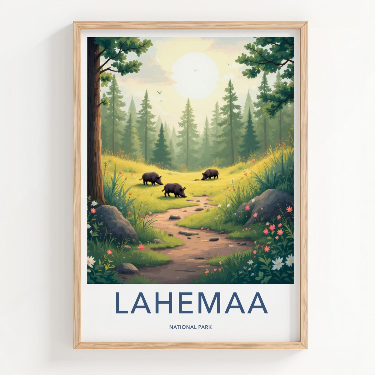 Lahemaa National Park Poster - Estonia Wall Art