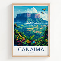 Canaima Poster - Venezuela Wall Art Featuring Tepuis Mountain