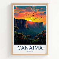Canaima National Park Poster - Scenic Wall Print With Angel Falls