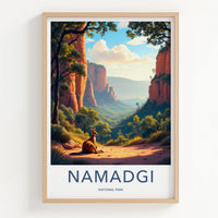 Namadgi National Park Poster - Australia Wall Art With Scenic View
