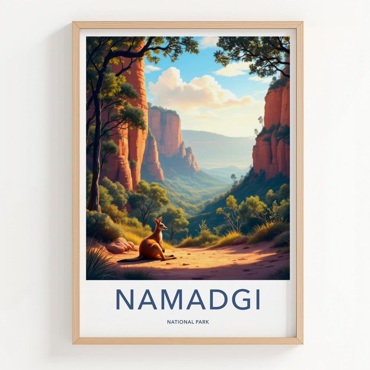 Namadgi National Park Poster - Australia Wall Art With Scenic View