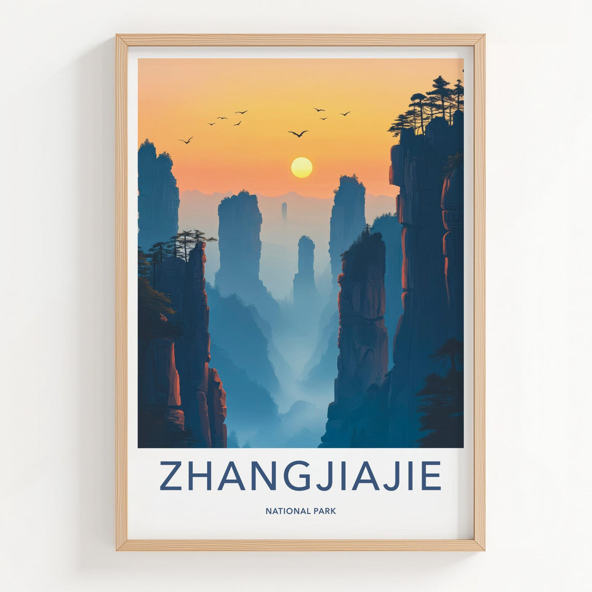 Zhangjiajie National Park Poster - Scenic Nature Wall Art