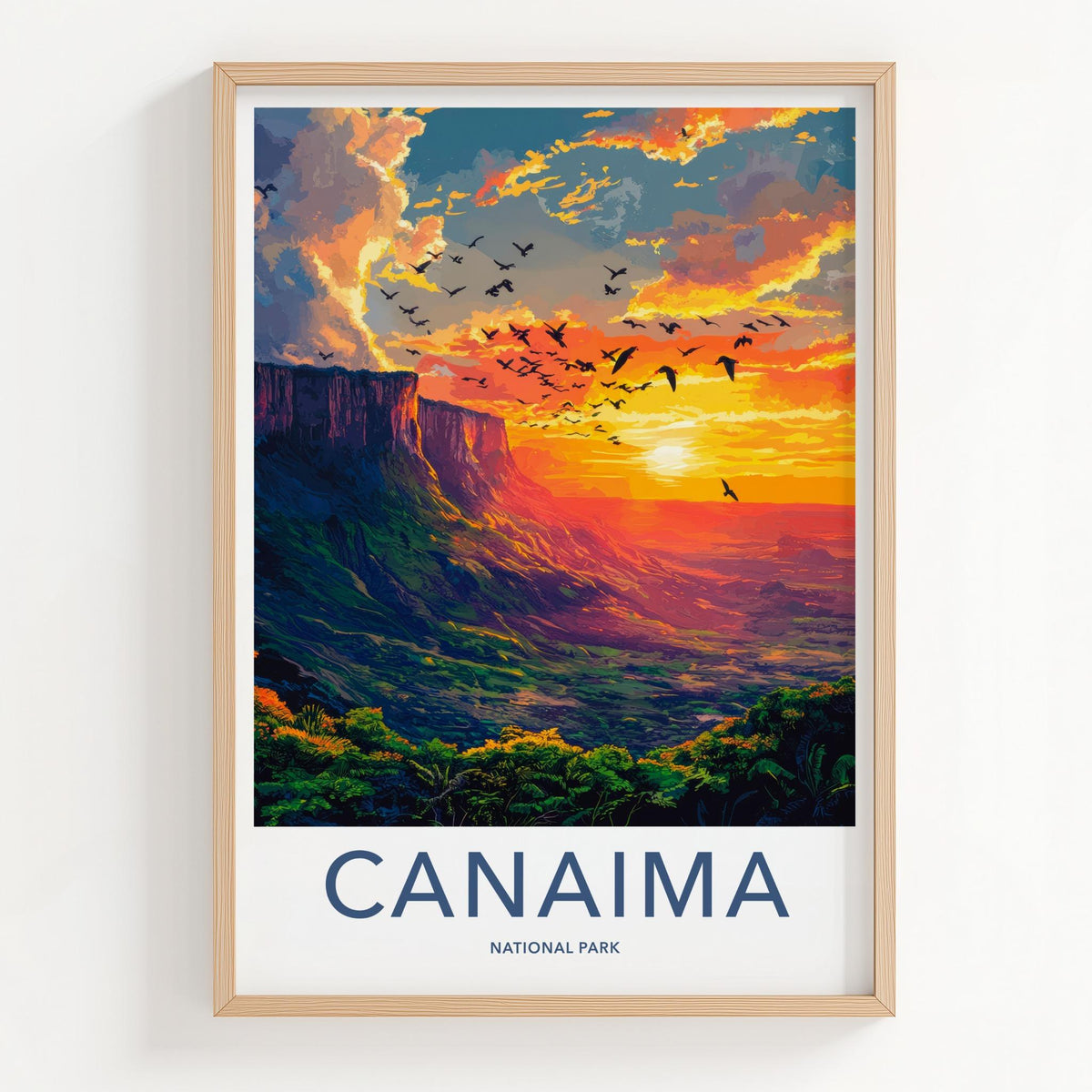 Canaima National Park Poster - Angel Falls Print