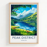 Peak District Poster - National Park Art