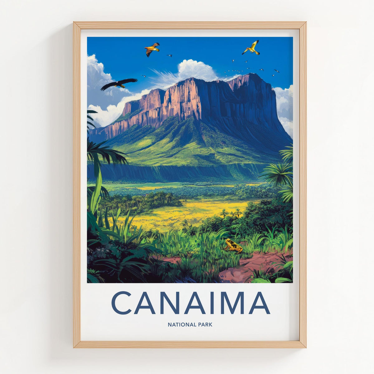Canaima National Park Poster - Tropical Rainforest Print