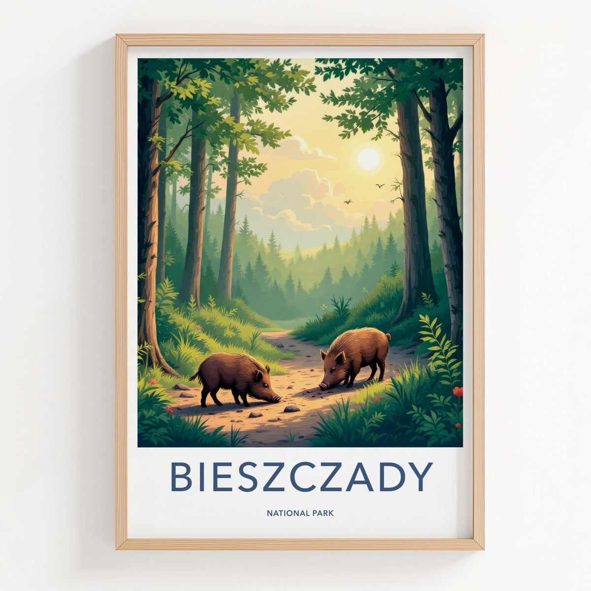 Bieszczady National Park Poster - Scenic Landscape Art & Wildlife