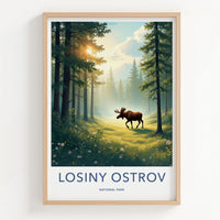 Losiny Ostrov Poster - Scenic Nature Wall Decor